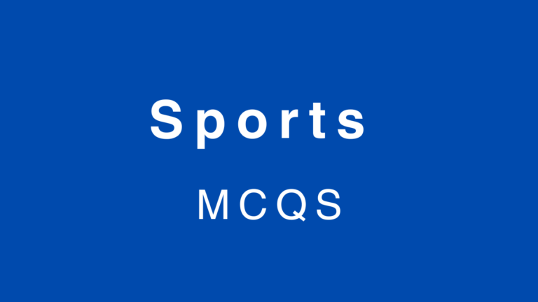 Sports MCQs