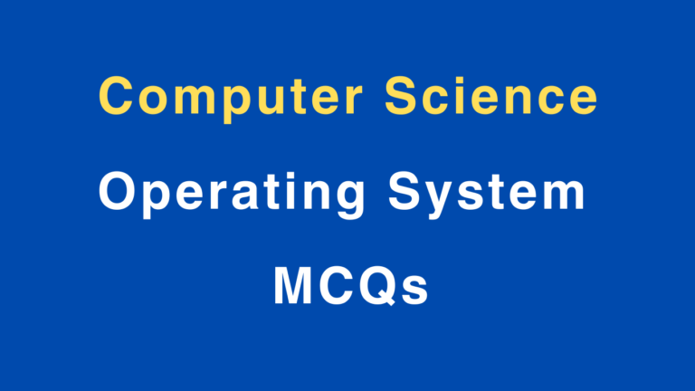Operating System MCQs